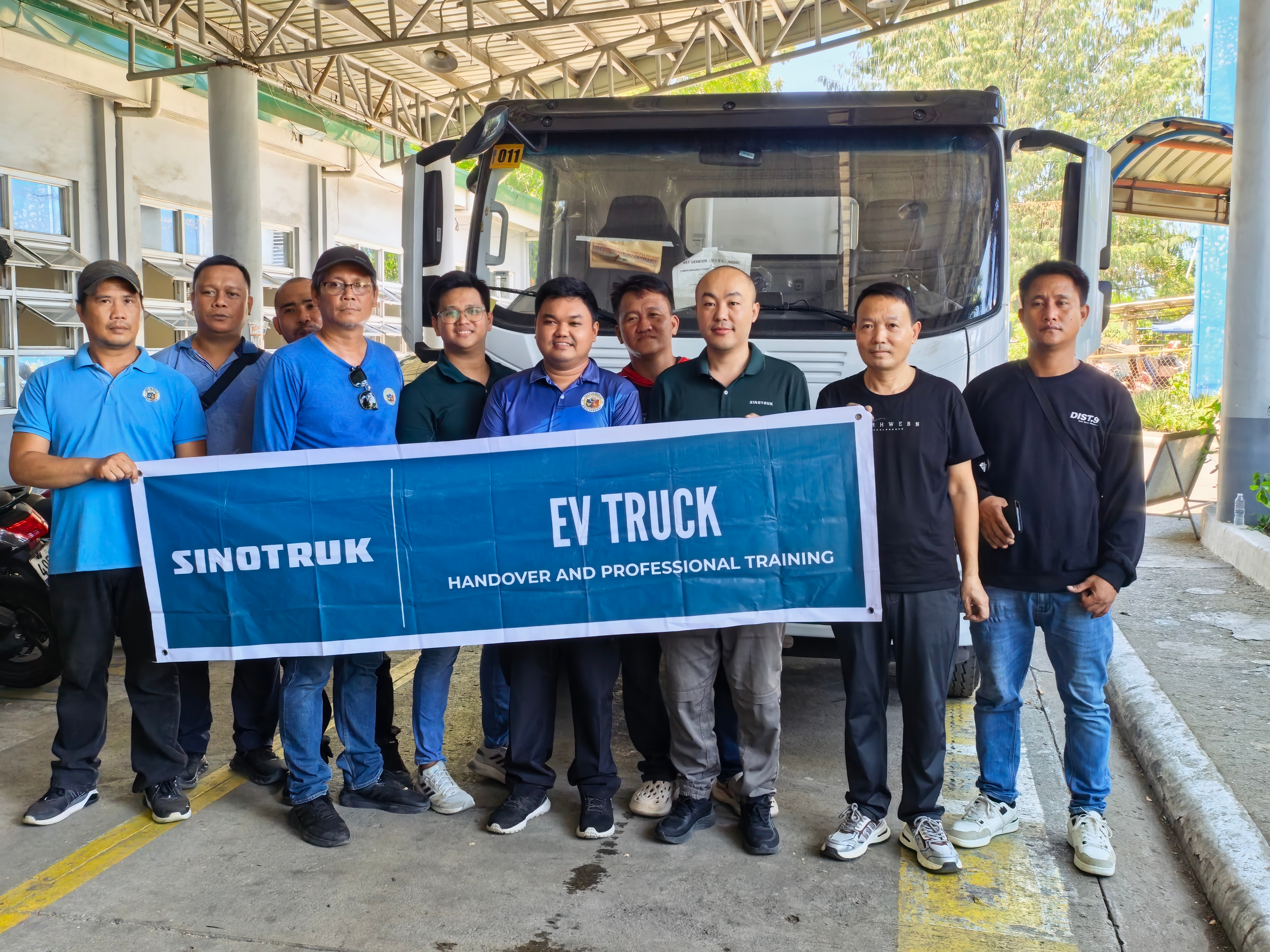 1ère commande ONU Livraison camion électrique SINOTRUK aux Philippines